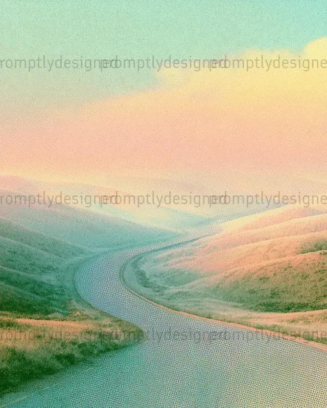 Pastel Halftone Posters