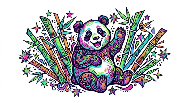 Psychedelic Ink Blot Art Style Designs