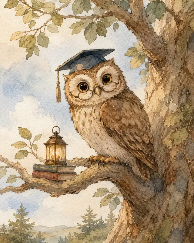 Cozy Storybook Watercolor Scenes