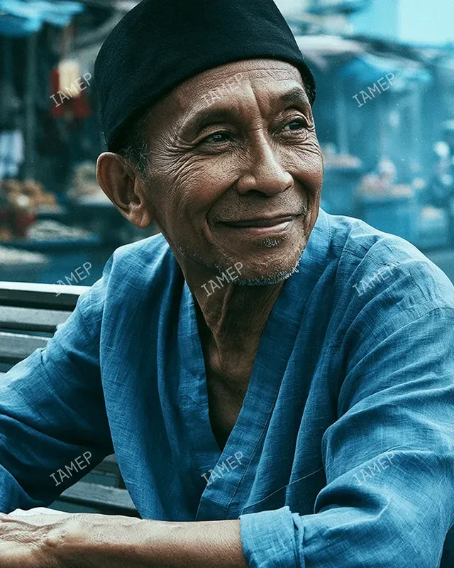 Cinematic Elderly Street Portraits