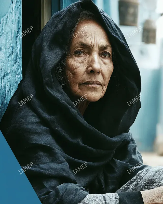 Cinematic Elderly Street Portraits