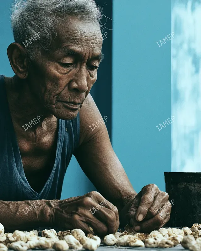 Cinematic Elderly Street Portraits