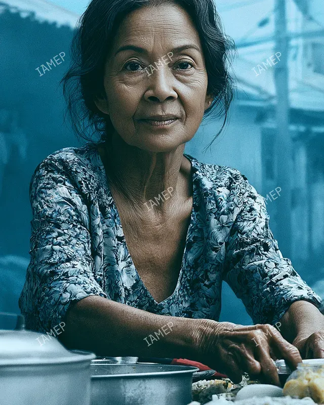Cinematic Elderly Street Portraits
