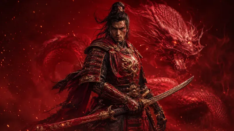 Epic Samurai Warrior Portrait Generator