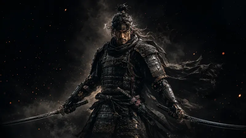 Epic Samurai Warrior Portrait Generator