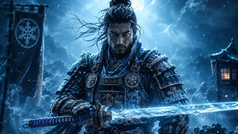 Epic Samurai Warrior Portrait Generator
