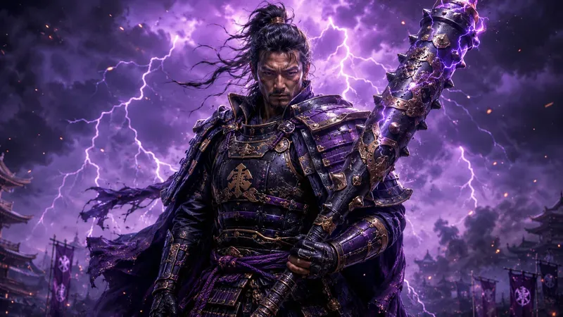 Epic Samurai Warrior Portrait Generator