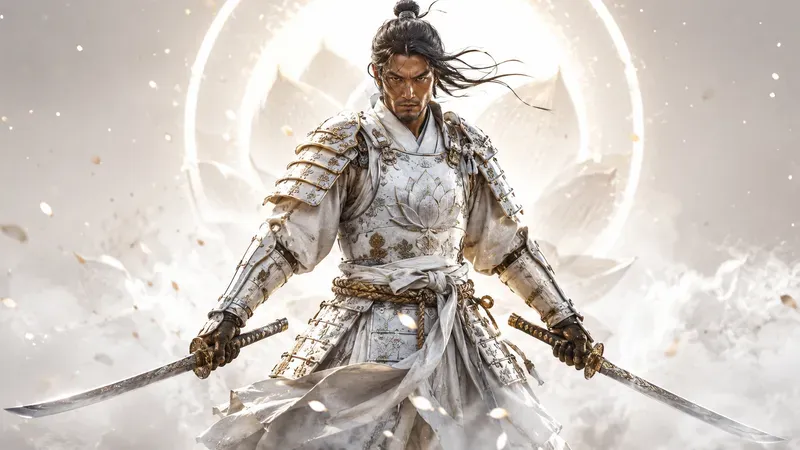 Epic Samurai Warrior Portrait Generator