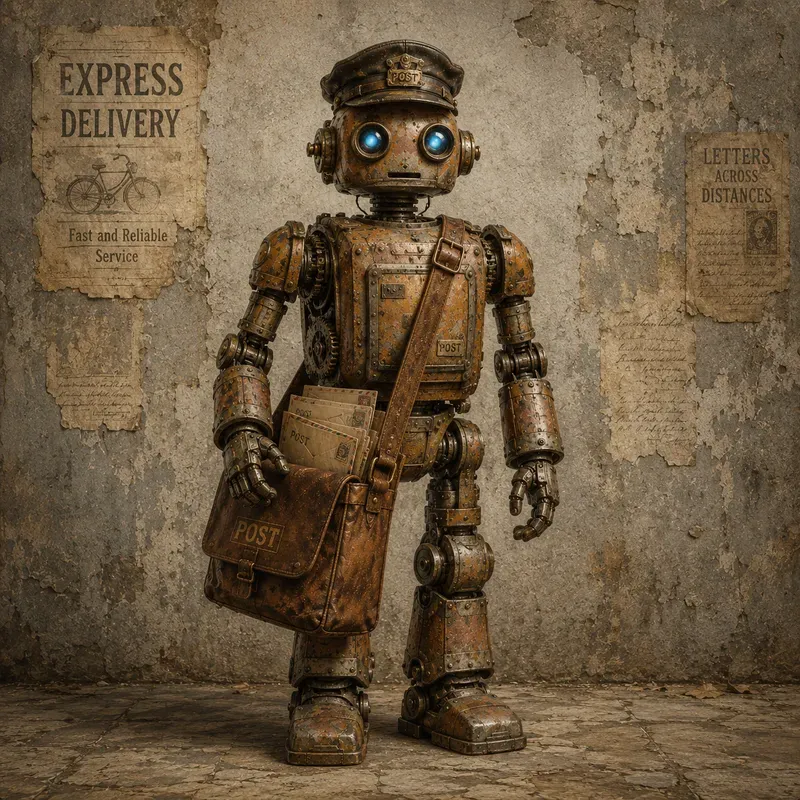 Vintage Rusty Robot Character Creators