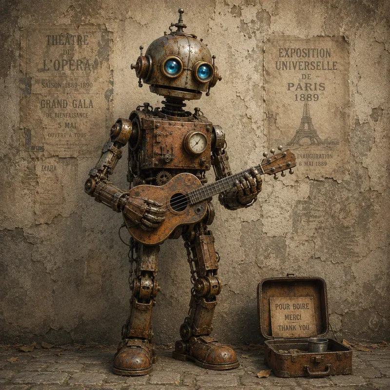 Vintage Rusty Robot Character Creators