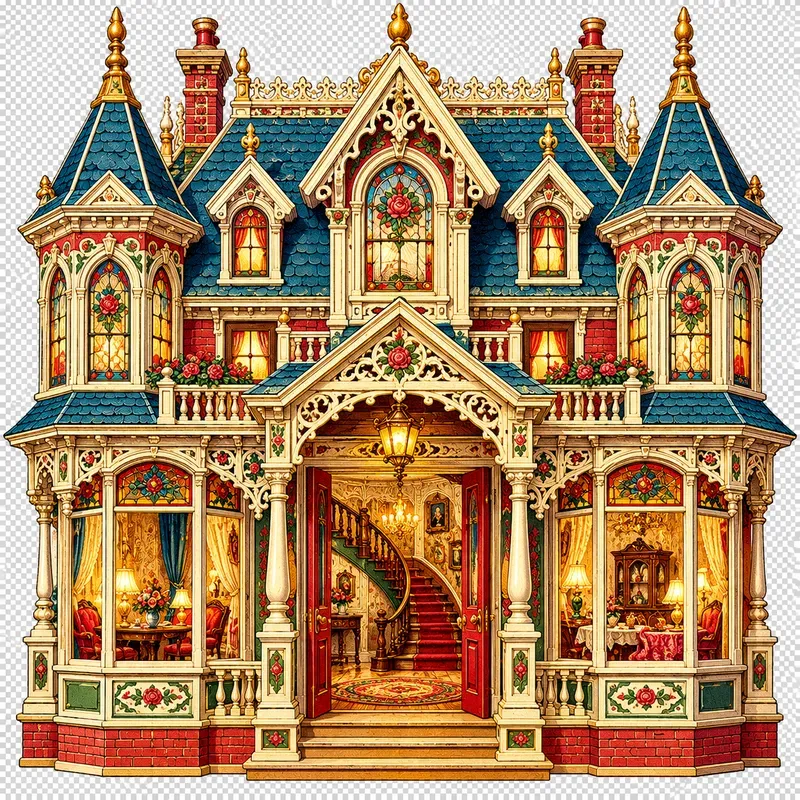 Antique Heritage Wooden Toy Stickers