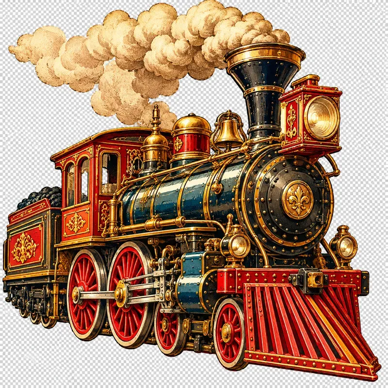 Antique Heritage Wooden Toy Stickers
