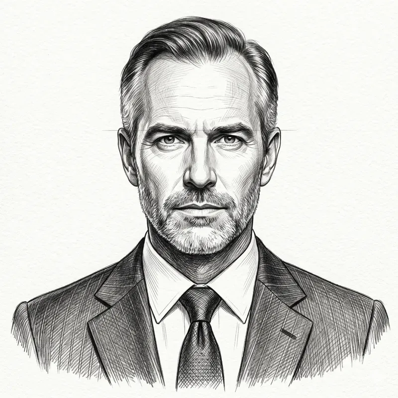 Professional Business Pencil Portraits