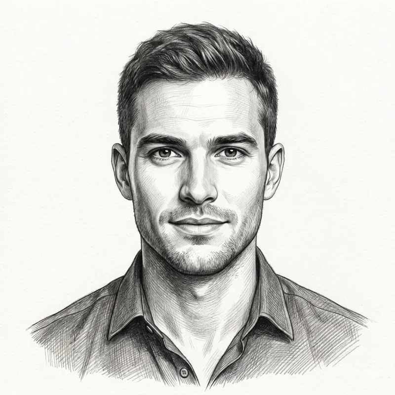 Professional Business Pencil Portraits