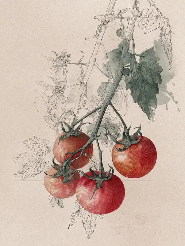 Vintage Kitchen Botanical Art Prints
