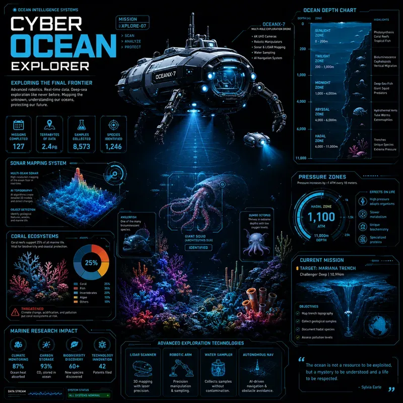 Cyber Neon Infographic Packs