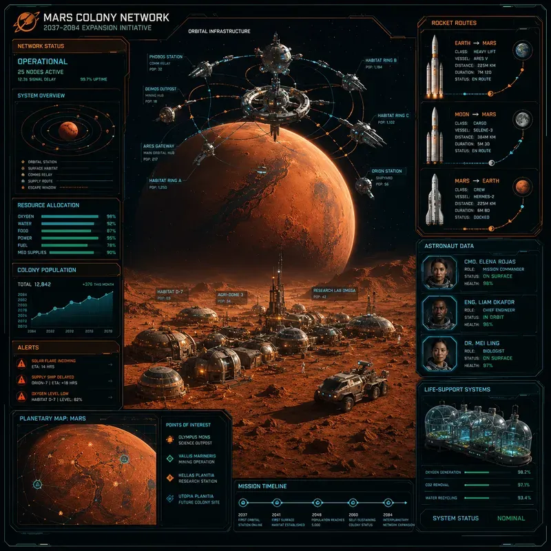 Cyber Neon Infographic Packs