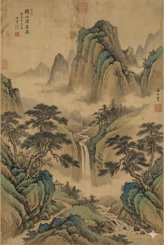 Ancient Oriental Wall Art Assets