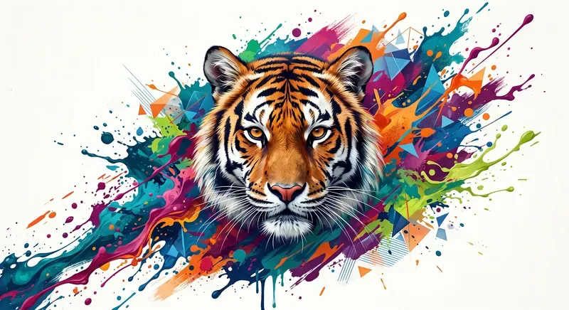 Color Splash Animal Portraits