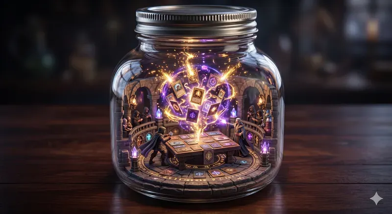 3D Glass Jar Micro Worlds