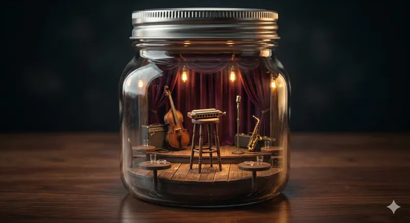 3D Glass Jar Micro Worlds