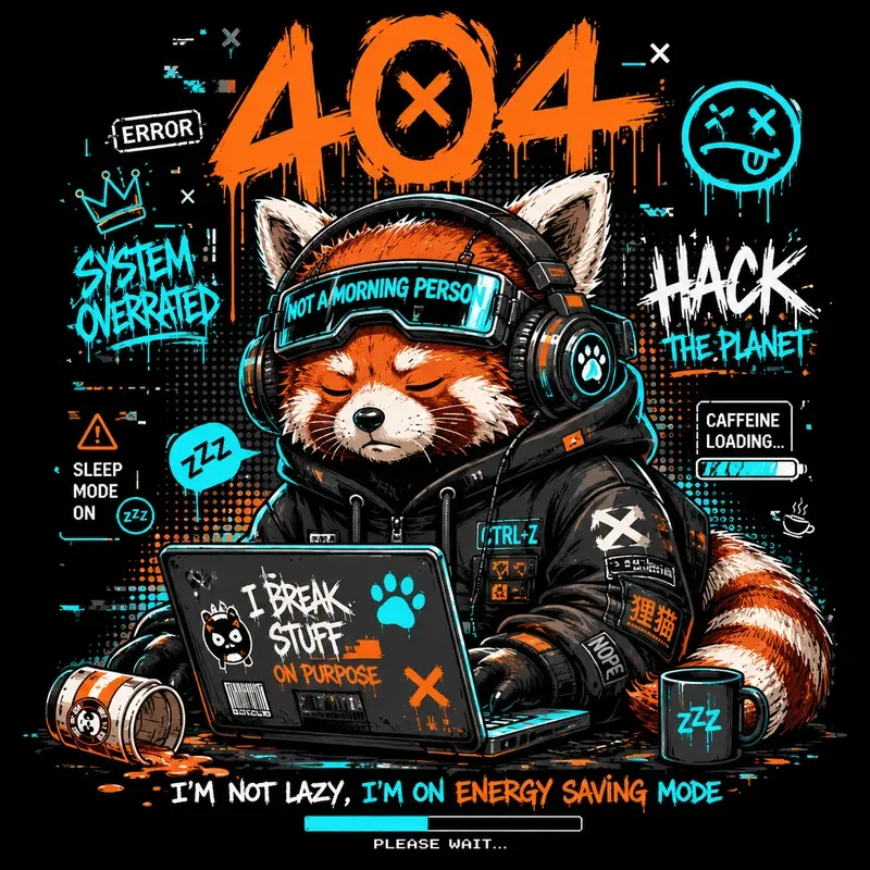 Cyber Graffiti Character Posters