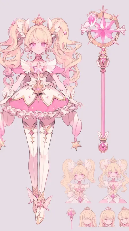Japanese Anime Character Sheet Generators