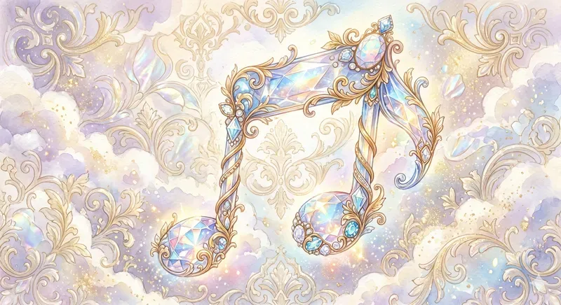 Ethereal Baroque Music Symbols