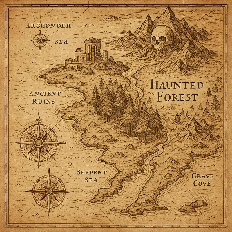 Vintage Fantasy World Map Makers