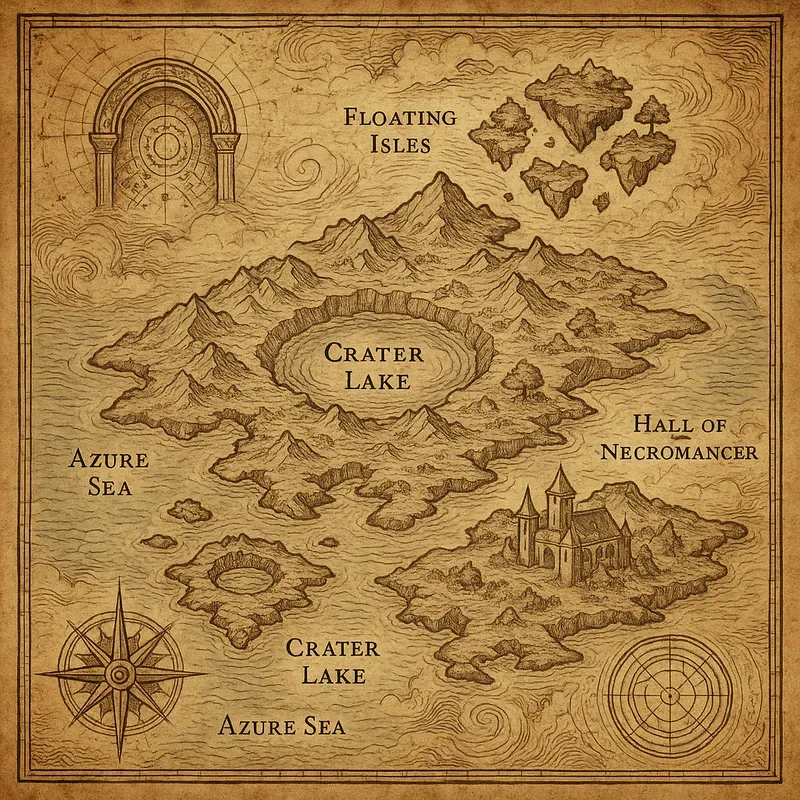 Vintage Fantasy World Map Makers