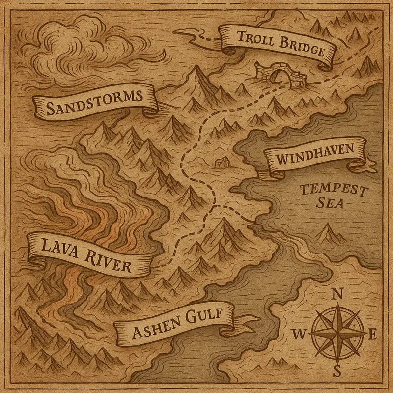 Vintage Fantasy World Map Makers