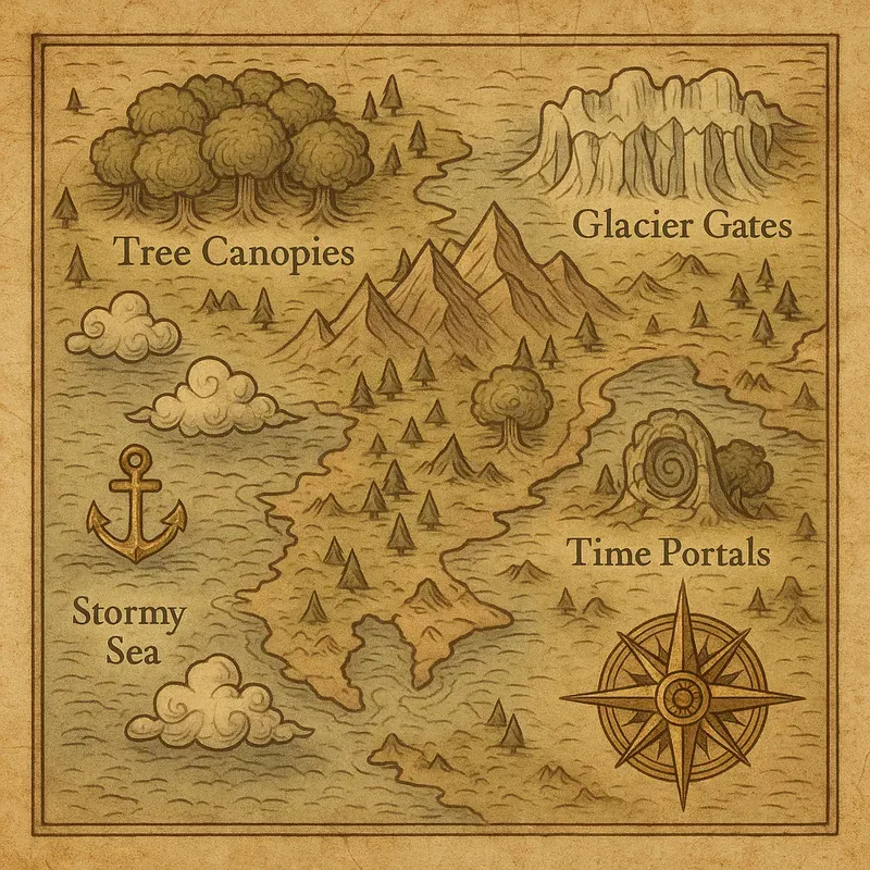 Vintage Fantasy World Map Makers
