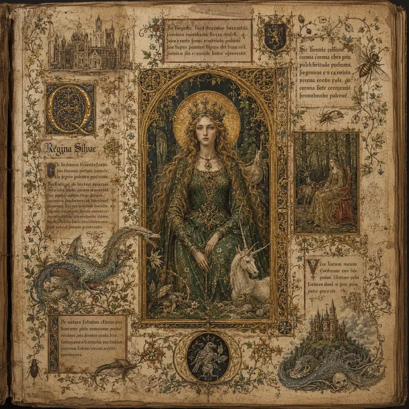Medieval Illuminated Manuscript Scenes