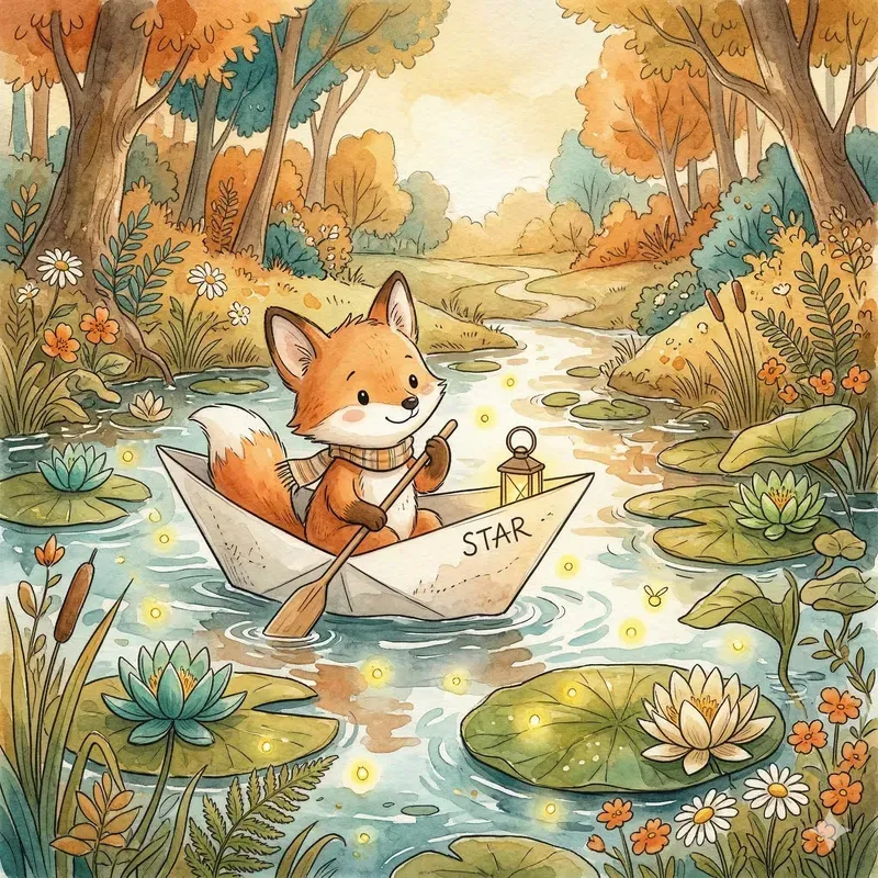Whimsical Storybook Watercolor Art