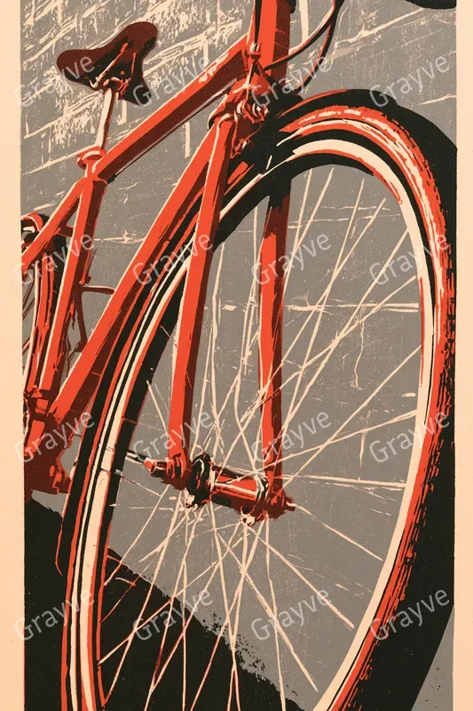 Linocut Relief Print Illustrations