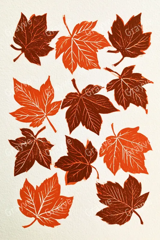 Linocut Relief Print Illustrations