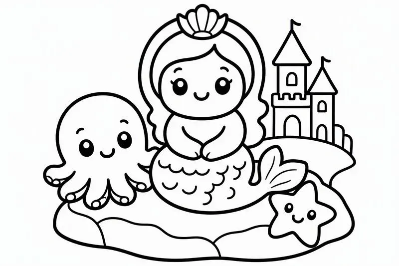 Magical Sea Wonders Colorings