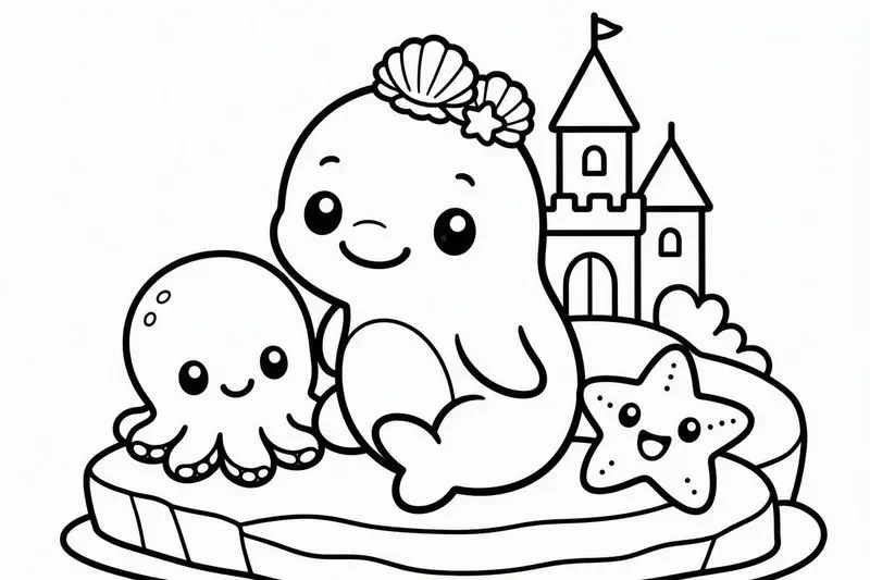 Magical Sea Wonders Colorings
