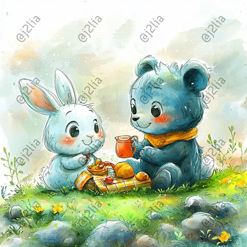 Simple Childrens Book Illustrations