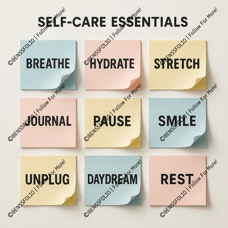 Sticky Note Icon Grid Designs