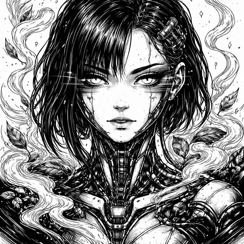 Ultra Detailed Ink Sketch Portraits