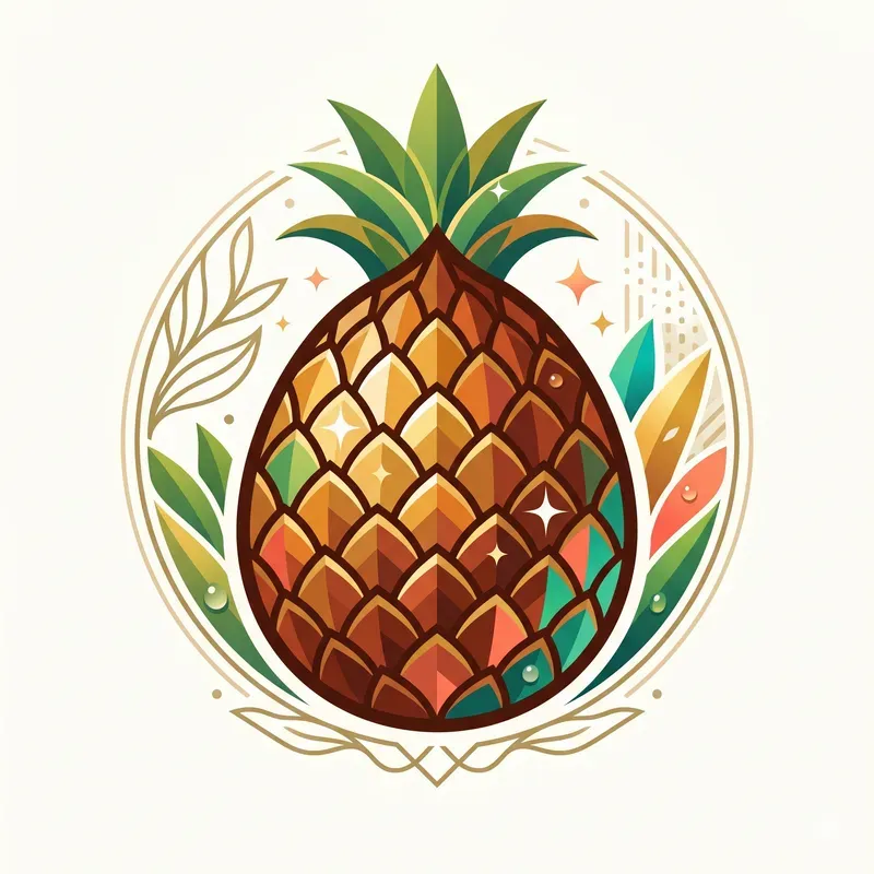 Modern Exotic Fruit Emblems