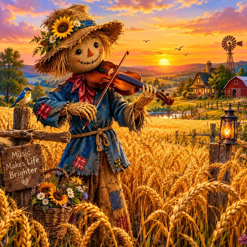 Musical Countryside Art Images