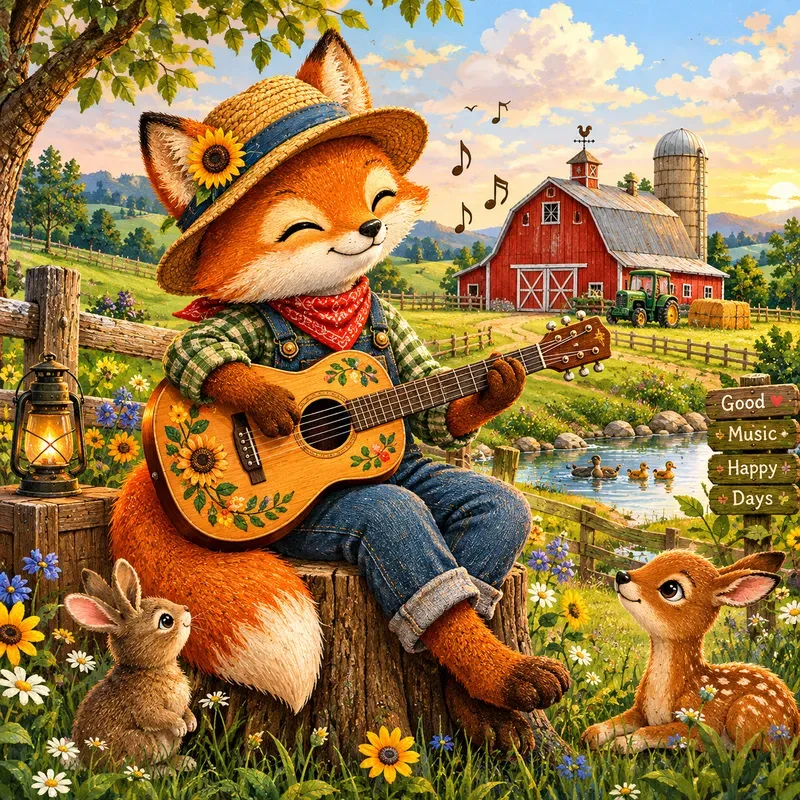 Musical Countryside Art Images