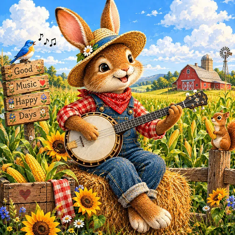 Musical Countryside Art Images