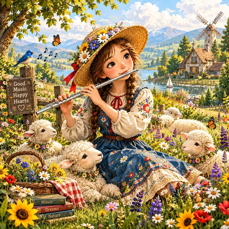 Musical Countryside Art Images