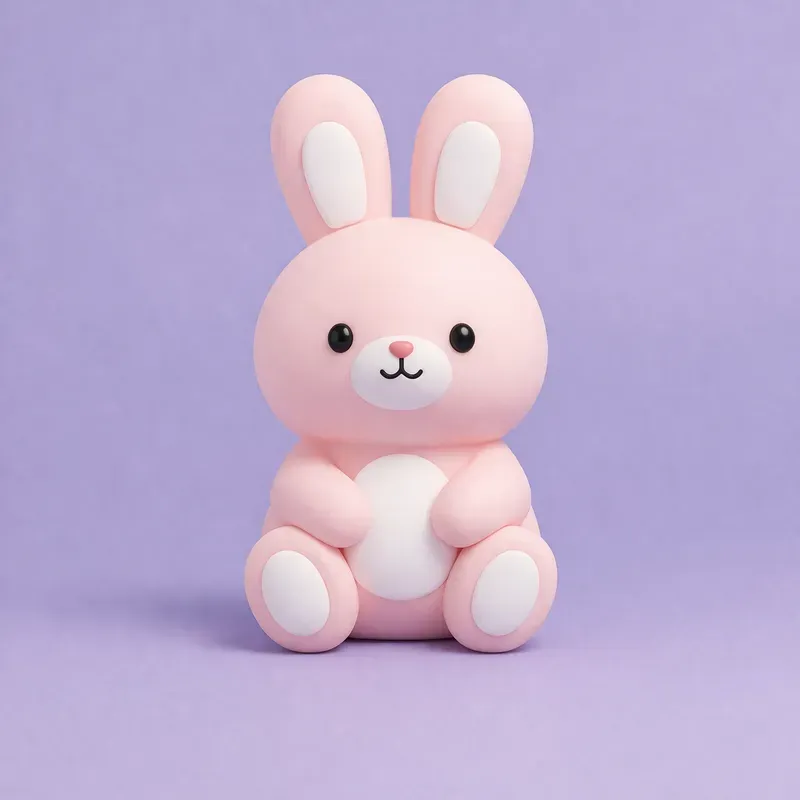 Clean 3D Toy Characters For Merch