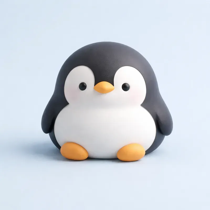 Clean 3D Toy Characters For Merch