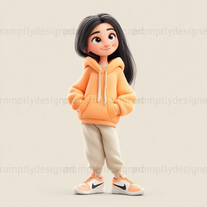 Expressive Pixar Style Characters