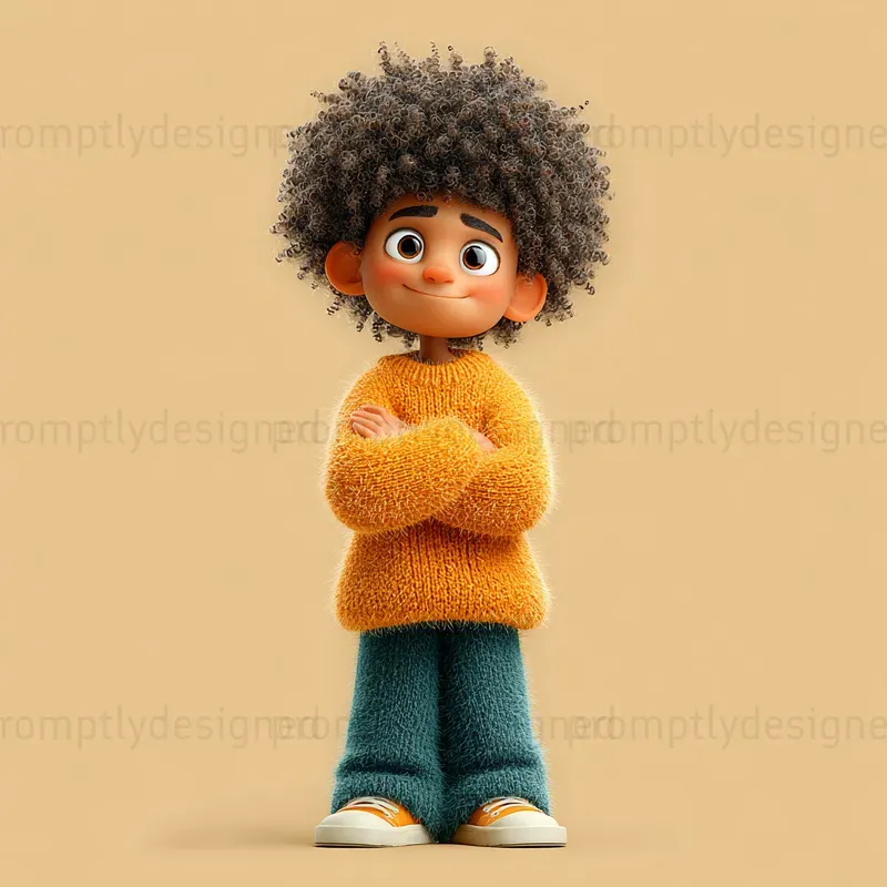 Expressive Pixar Style Characters